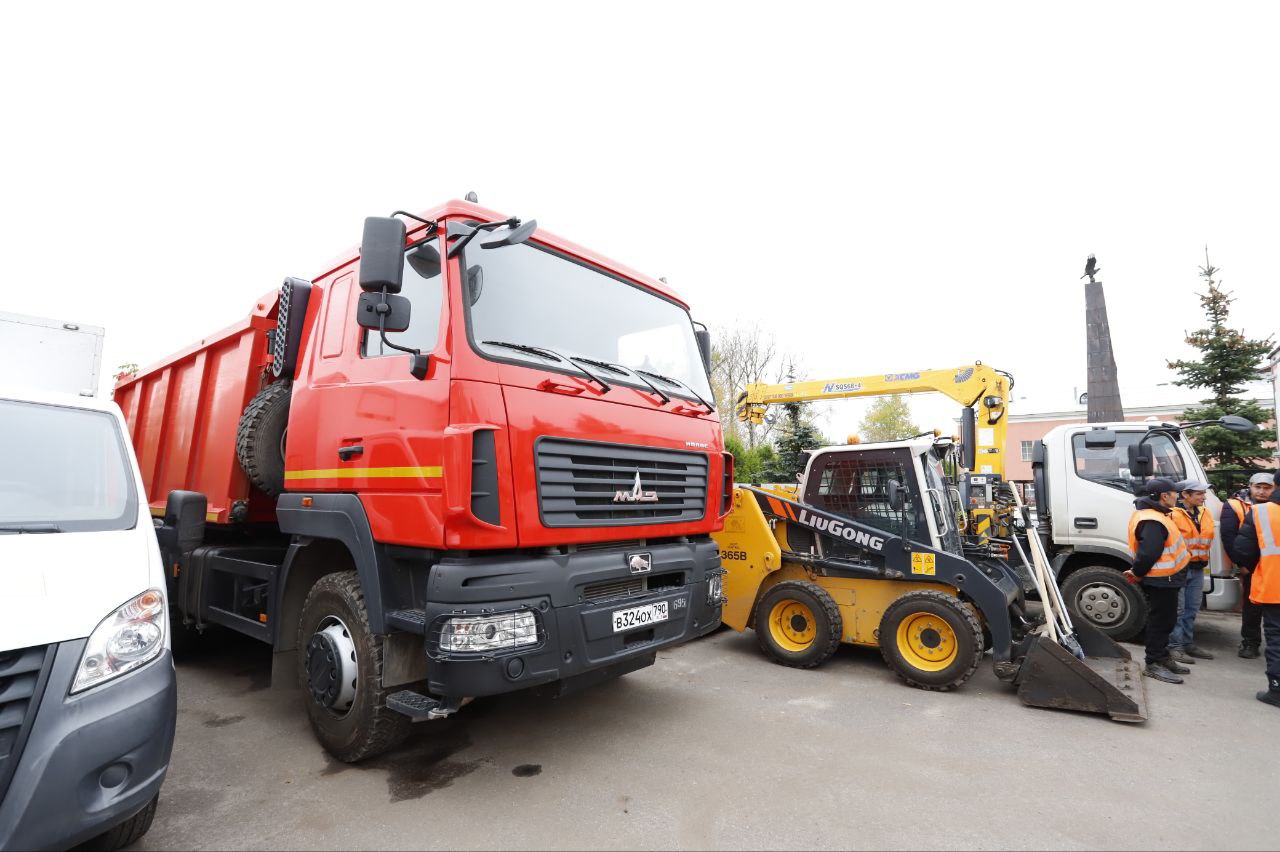 В Наукограде прошел смотр сил и средств, которые будут поддерживать порядок в городе с наступлением зимы