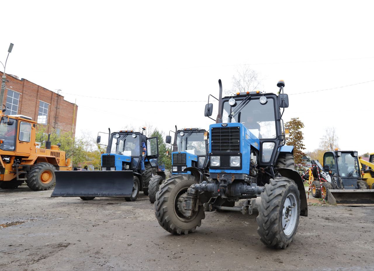 В Наукограде прошел смотр сил и средств, которые будут поддерживать порядок в городе с наступлением зимы