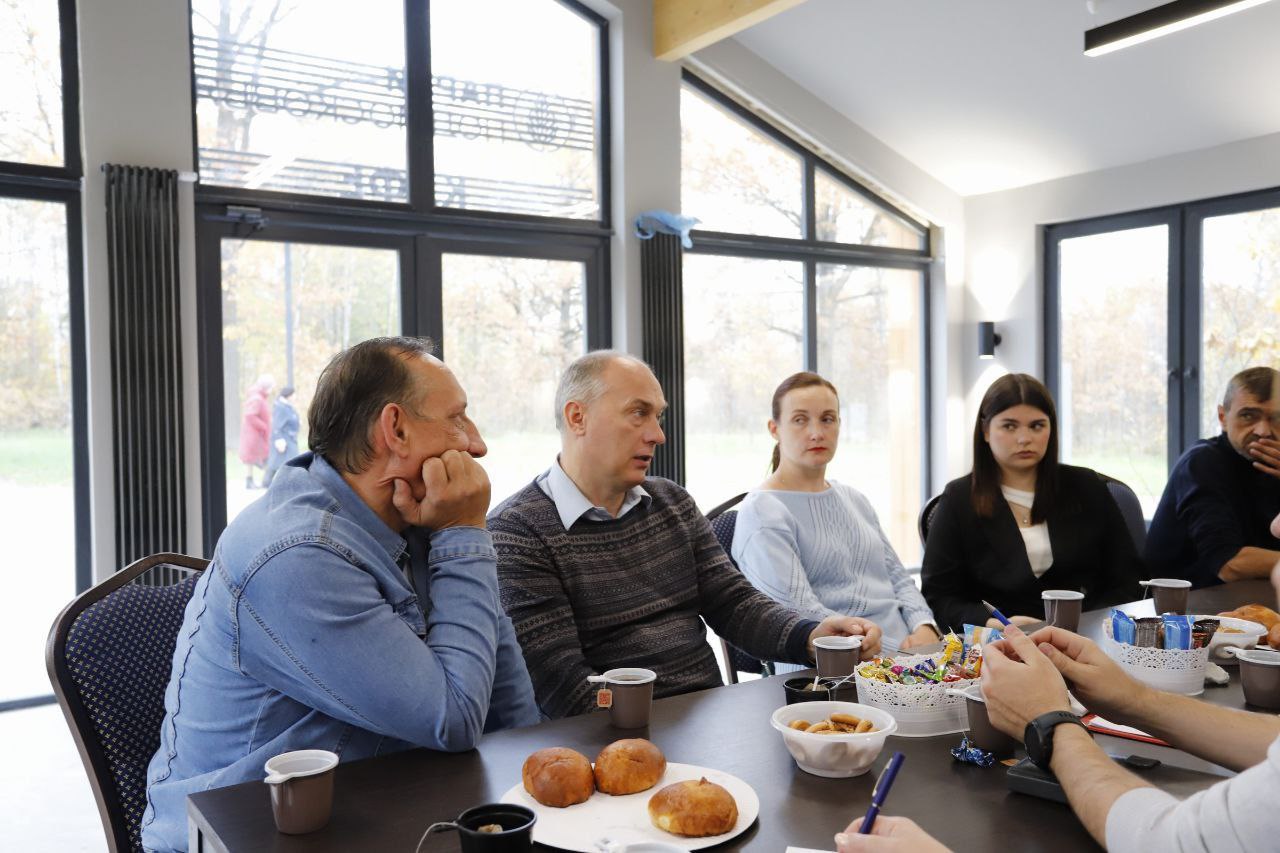 Встреча с жителями, активистами и спортсменами в Фрязинском лесопарке
