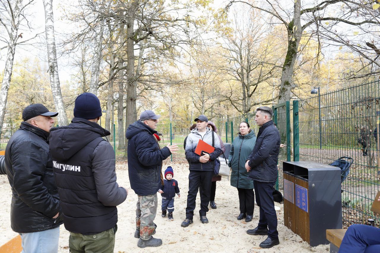 Встреча с жителями, активистами и спортсменами в Фрязинском лесопарке