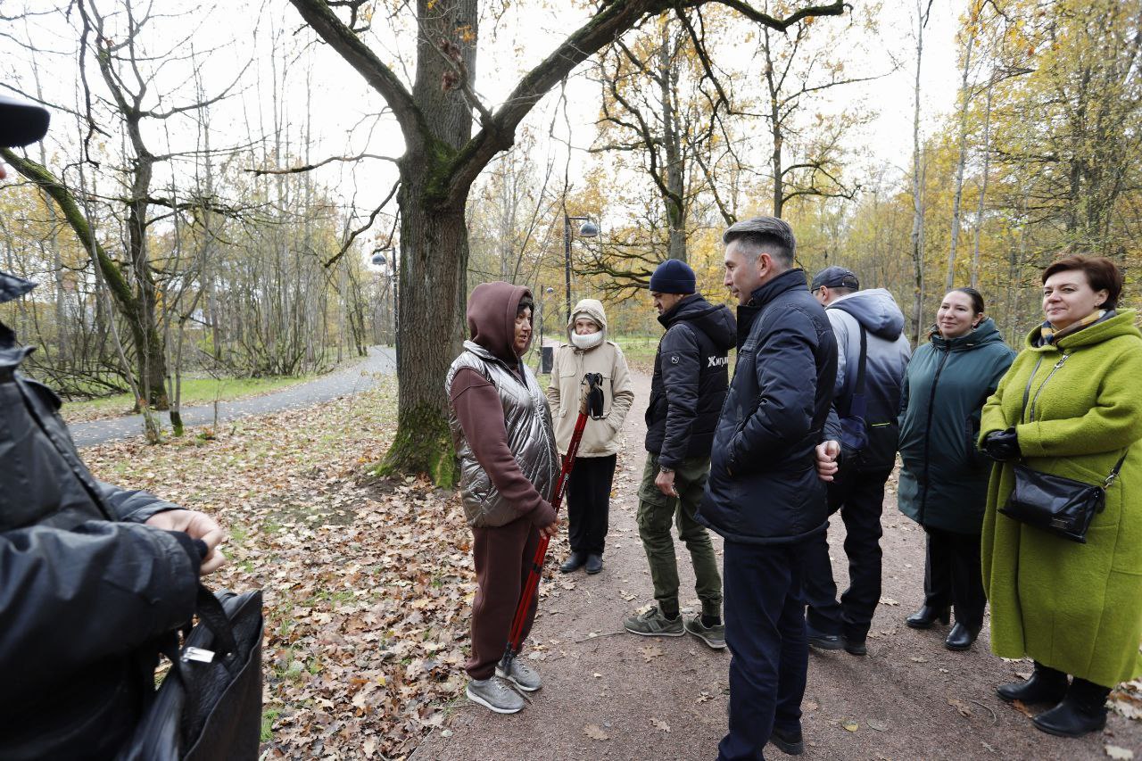 Встреча с жителями, активистами и спортсменами в Фрязинском лесопарке