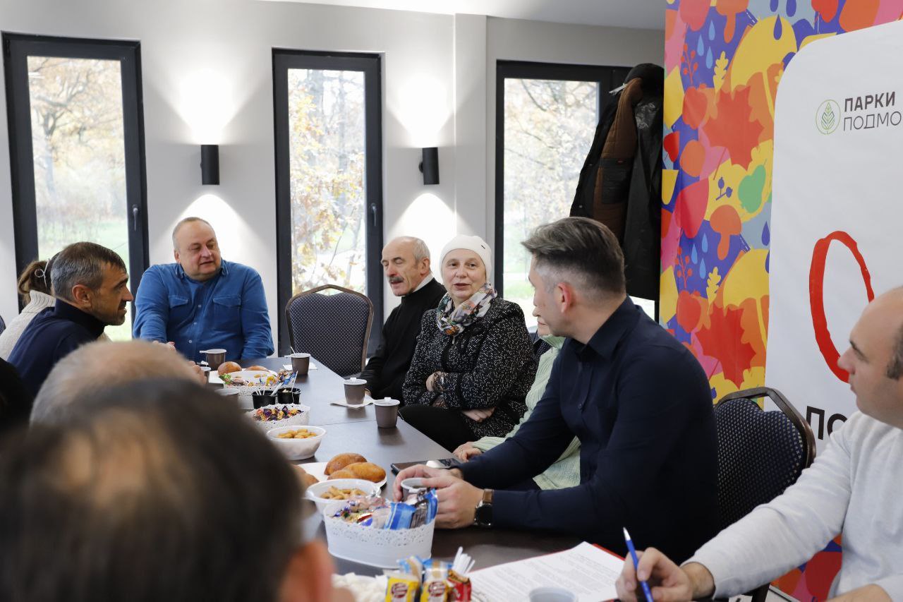 Встреча с жителями, активистами и спортсменами в Фрязинском лесопарке