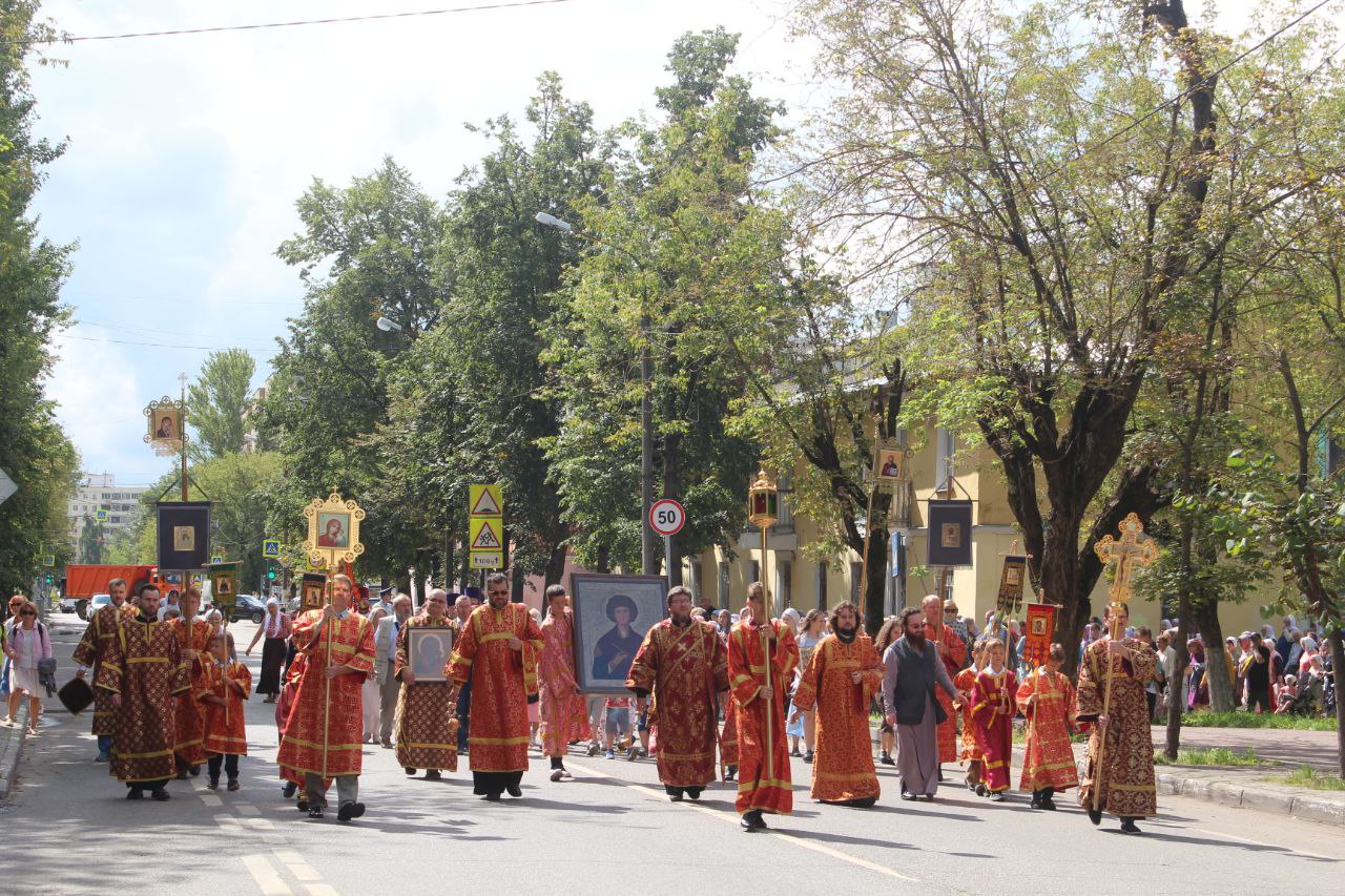 Глава городского округа Фрязино Дмитрий Воробьев принял участие в Крестном Ходе в честь празднования Дня памяти святого Пантелеймона