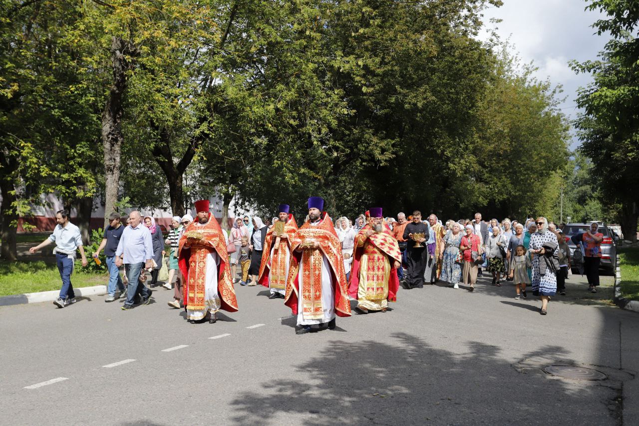 Глава городского округа Фрязино Дмитрий Воробьев принял участие в Крестном Ходе в честь празднования Дня памяти святого Пантелеймона