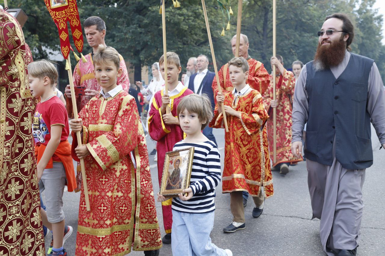 Глава городского округа Фрязино Дмитрий Воробьев принял участие в Крестном Ходе в честь празднования Дня памяти святого Пантелеймона