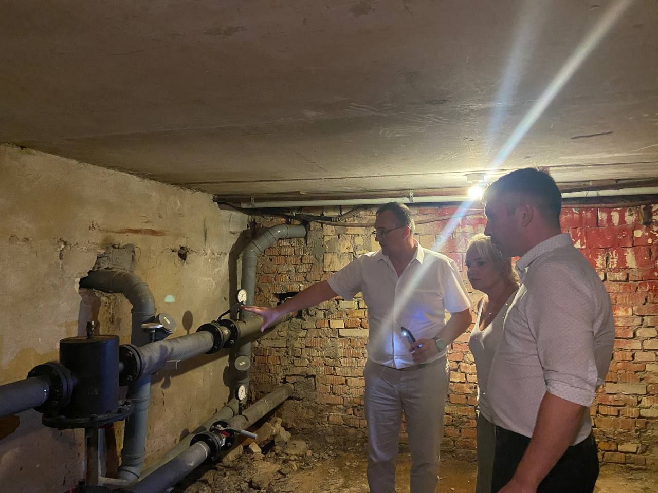 Проверка готовности к отопительному сезону дома 1Б по улице Московская