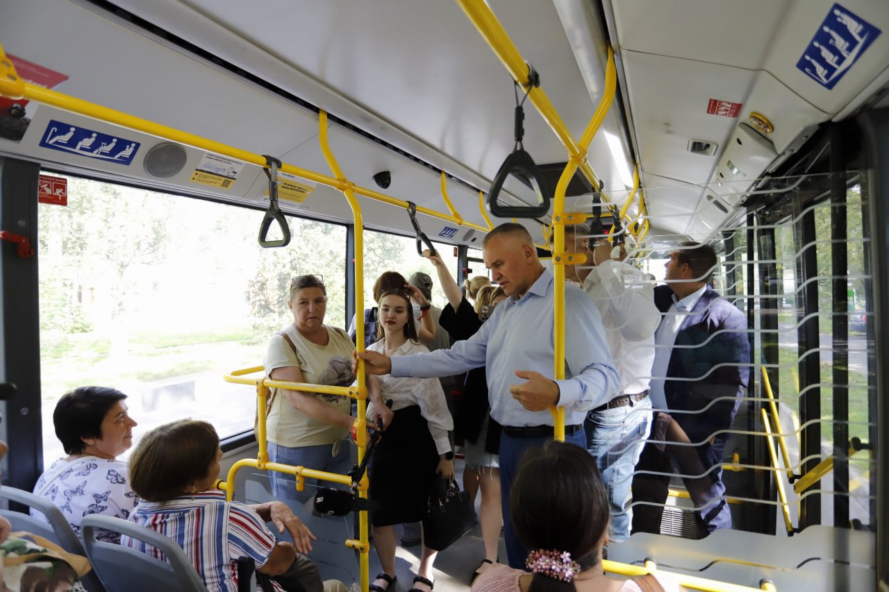 Глава городского округа Фрязино Дмитрий Воробьев провел внеплановую проверку маршрута №13