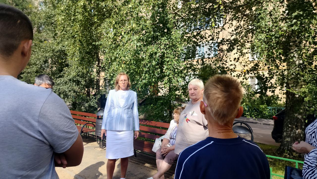 Встреча с жителями дома № 19 по Проспекту Мира