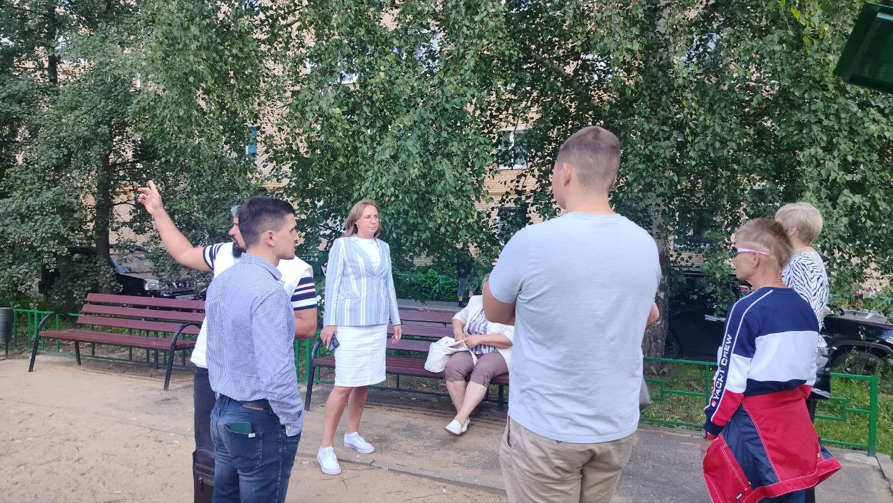 Встреча с жителями дома № 19 по Проспекту Мира