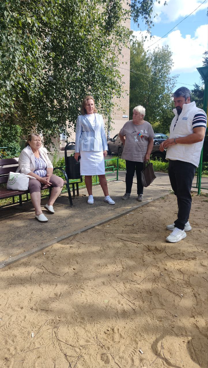 Встреча с жителями дома № 19 по Проспекту Мира