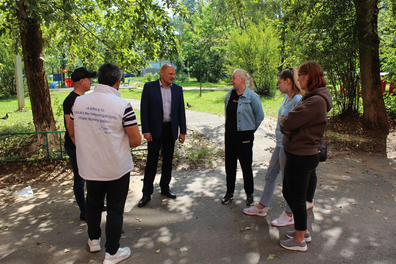 Встреча с жителями дома №17 по улице Вокзальная