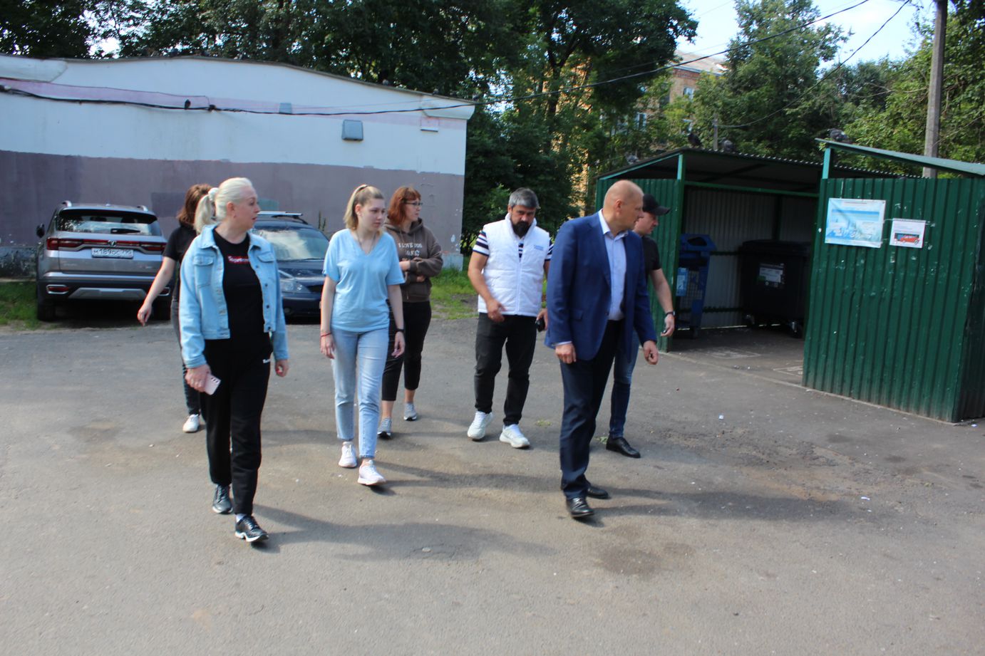 Встреча с жителями дома №17 по улице Вокзальная