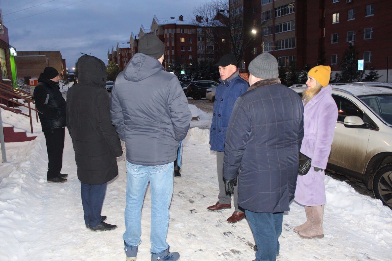 Глава городского округа Фрязино Дмитрий Воробьев проверил качество работы управляющей организации и городских служб