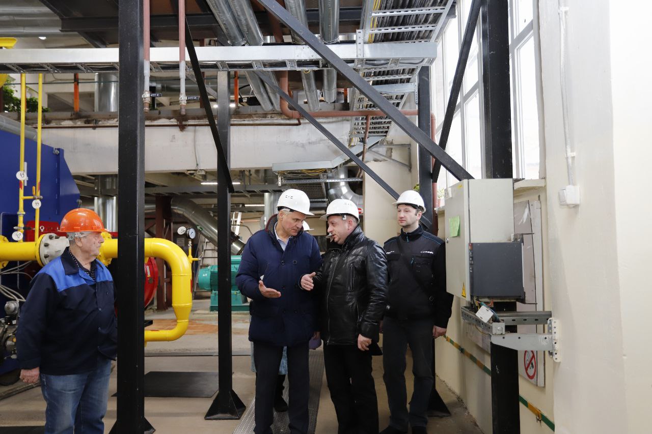 Глава городского округа Фрязино Дмитрий Воробьев провел выездные совещания на самых крупных городских котельных