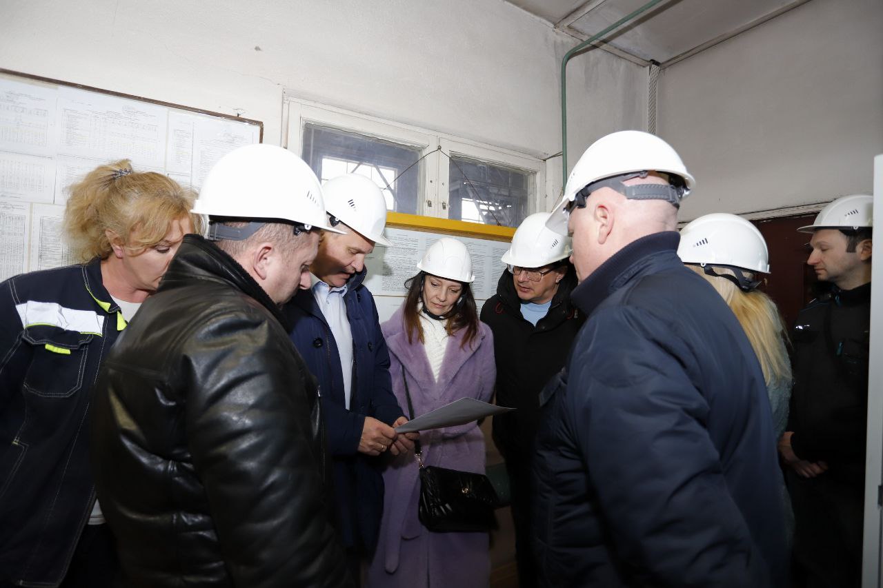 Глава городского округа Фрязино Дмитрий Воробьев провел выездные совещания на самых крупных городских котельных