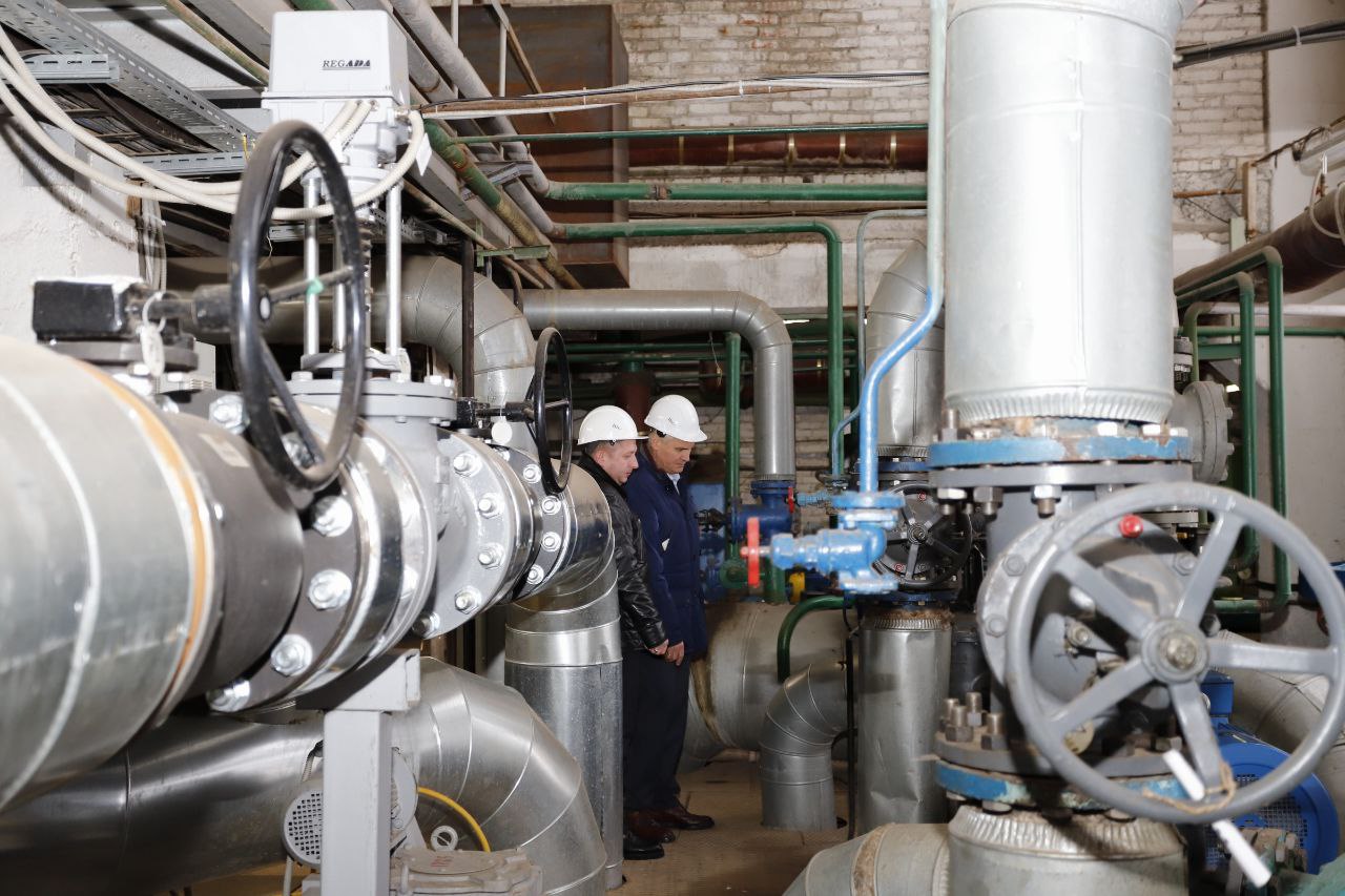 Глава городского округа Фрязино Дмитрий Воробьев провел выездные совещания на самых крупных городских котельных