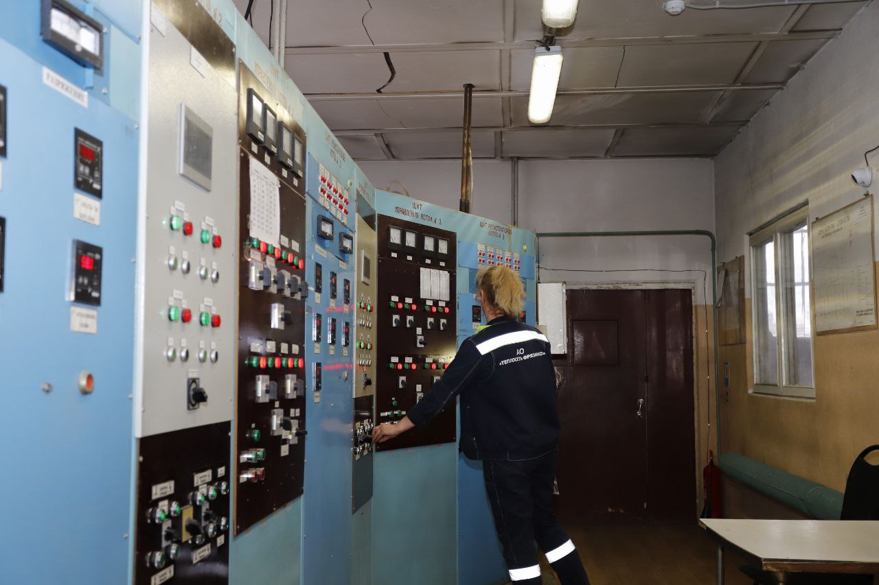 Глава городского округа Фрязино Дмитрий Воробьев провел выездные совещания на самых крупных городских котельных