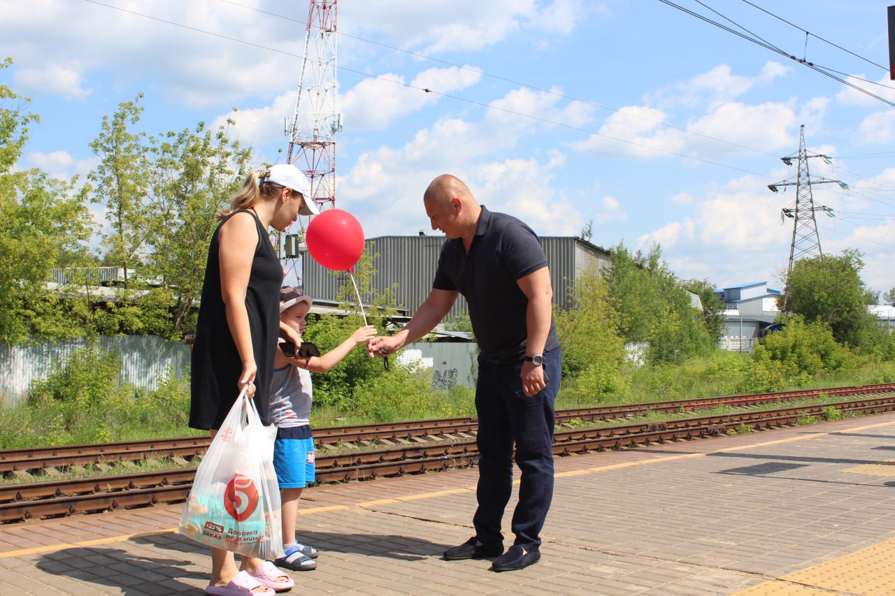 На станции Фрязино-Товарная прошла традиционная акция «Сохрани себе жизнь»
