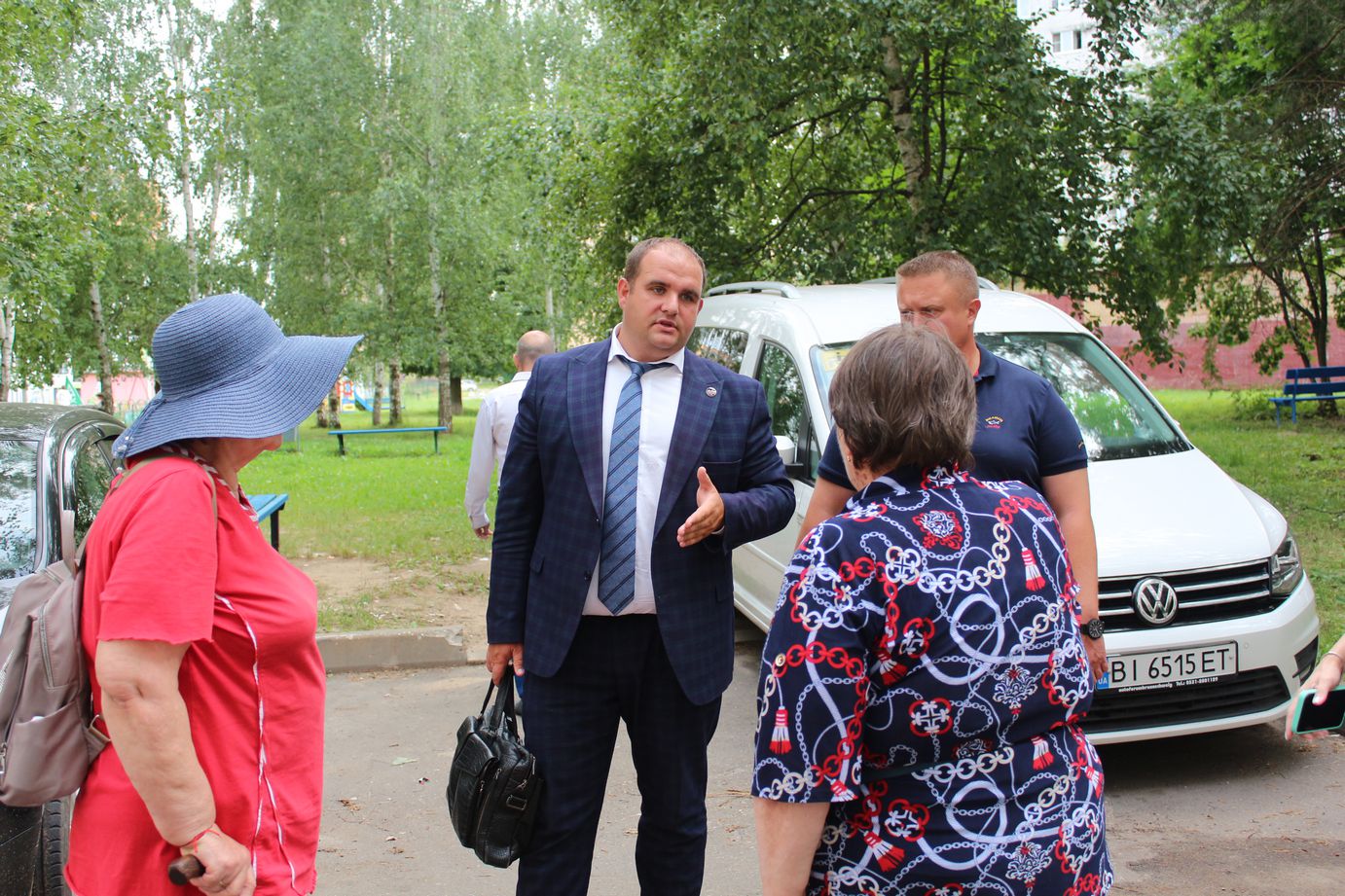 Заместитель главы городского округа Фрязино Артем Вольчак встретился с жителями дома 1 по улице 60 лет СССР