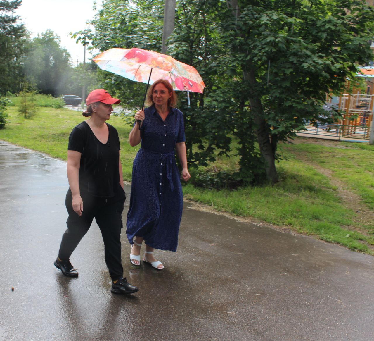 Повторный обход подведомственной территории по адресу Окружной проезд, возле дома №10