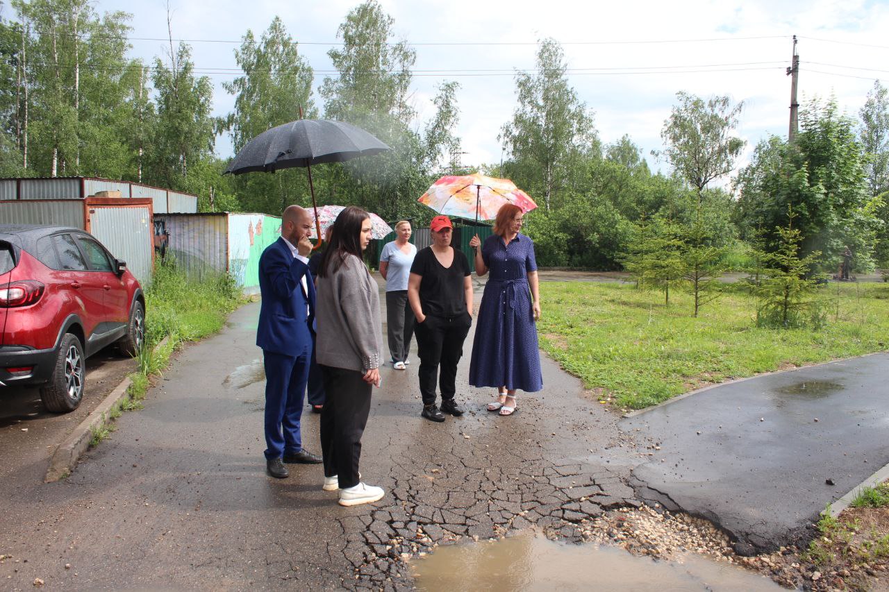Повторный обход подведомственной территории по адресу Окружной проезд, возле дома №10