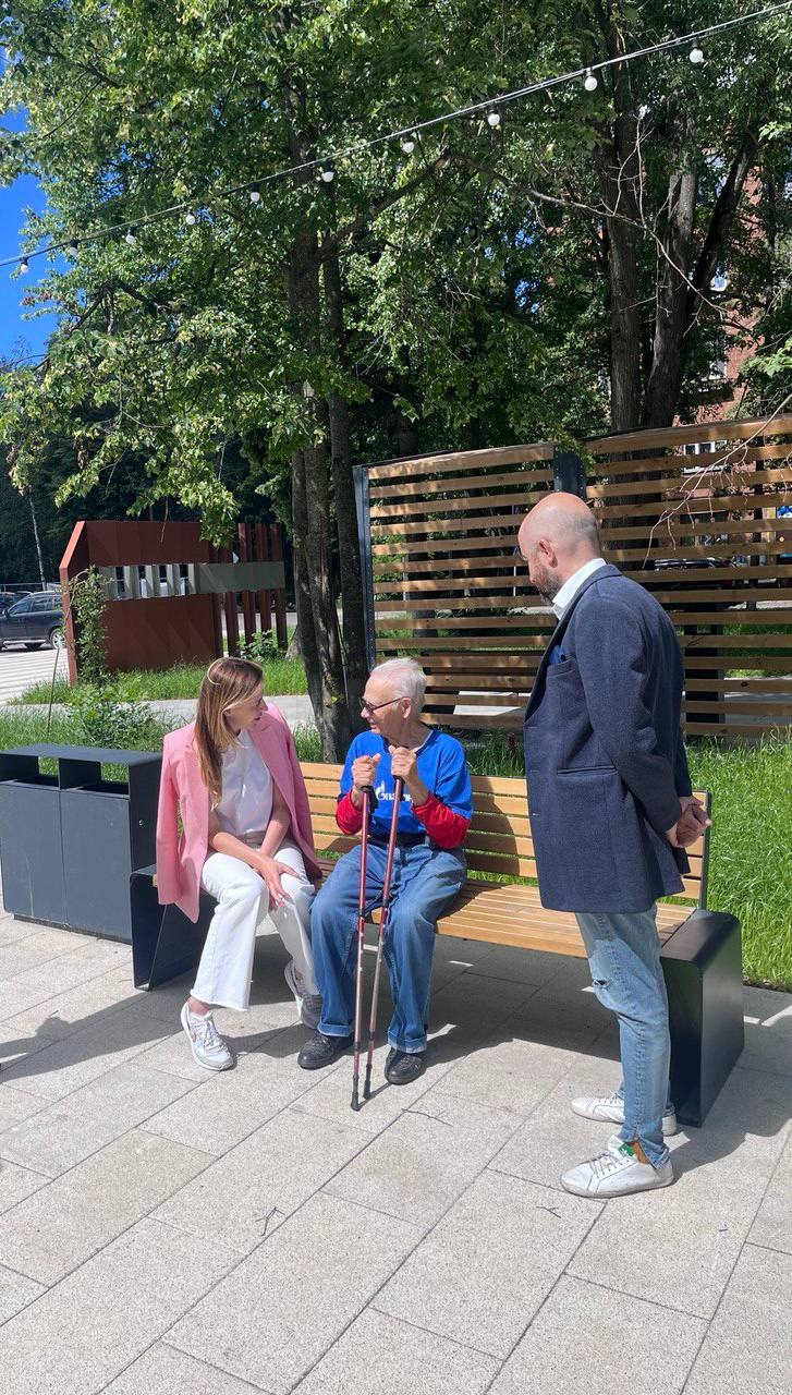 Осмотр территории реконструируемой площади Победы