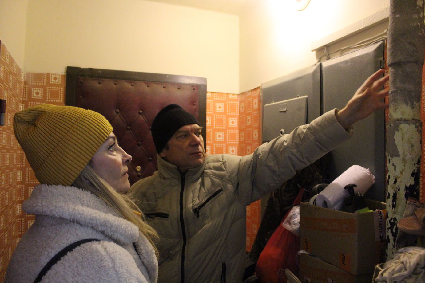 Встреча с жителями дома, расположенного по улице Полевой, 23