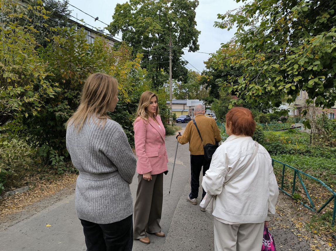 Заместитель главы городского округа Фрязино Наталия Князева встретилась с жителями дома 26 по улице Ленина