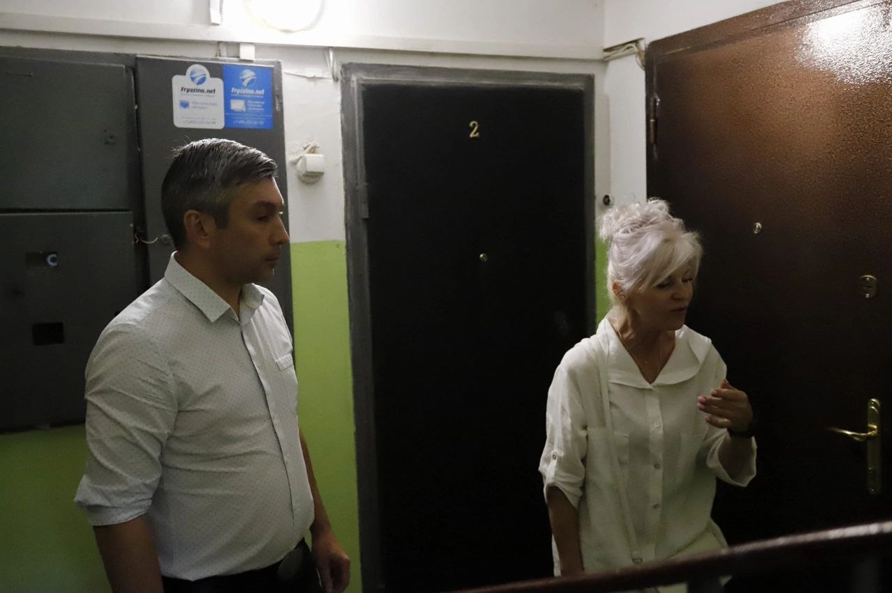 Первый заместитель главы городского округа Фрязино Нодар Бощеван встретился с жителями города в рамках традиционного обхода территории