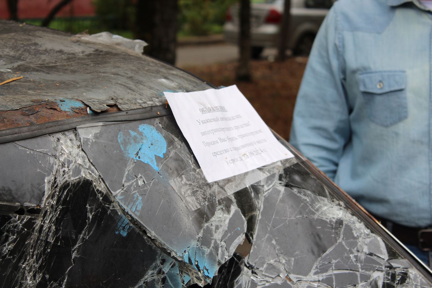 Заместитель главы городского округа Фрязино Антон Тропин встретился с жителями дома №14 по улице Полевой