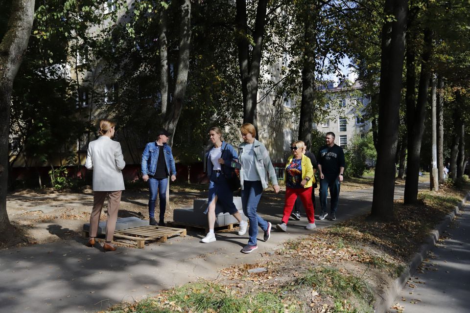Заместитель главы городского округа Фрязино Наталия Князева провела встречу с жителями дома 4А по улице Попова