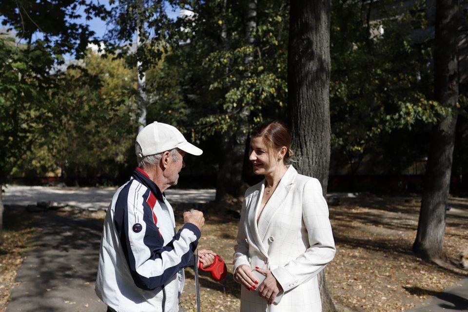 Заместитель главы городского округа Фрязино Наталия Князева провела встречу с жителями дома 4А по улице Попова