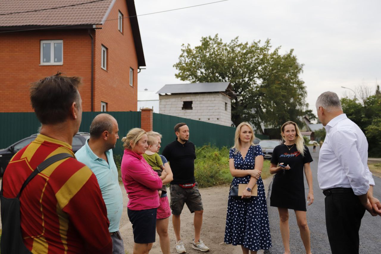 Глава городского округа Фрязино Дмитрий Воробьев встретился с жителями частного сектора по улице Попова